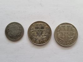 Münzen aus Portugal Silber