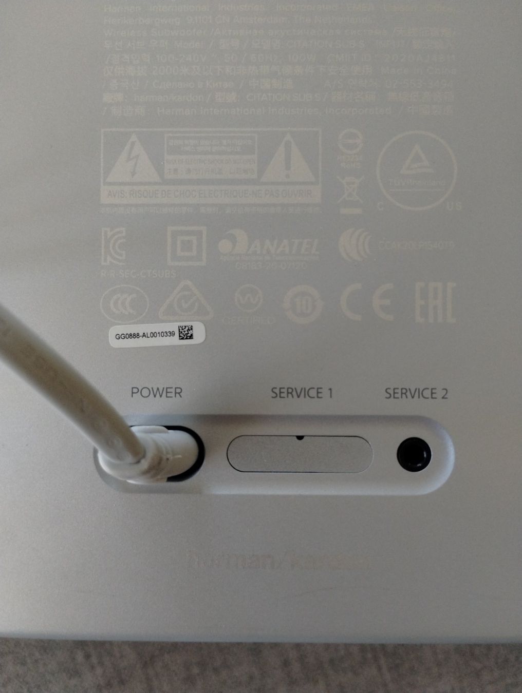 Harman-Kardon Lautsprecher: Subwoofer Harman/kardon Citation Sub S – Gebraucht aus Lausanne von Martinucci 2