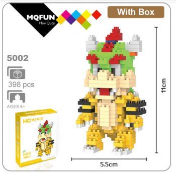 Nanoblock Kit di costruzioni: 5002 HCMagic - Bowser – Nuovo e nell'imballaggio originale da Hochdorf venduto da ruest-online