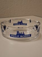 Philip Morris Glas-Aschenbecher Werbeartikel Vintage