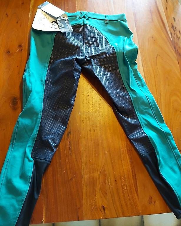 Pikeur Pantaloni: Pikeur Reithose smaragd green – Nuovo (secondo la descrizione) da Amlikon-Bissegg venduto da SteHof 1