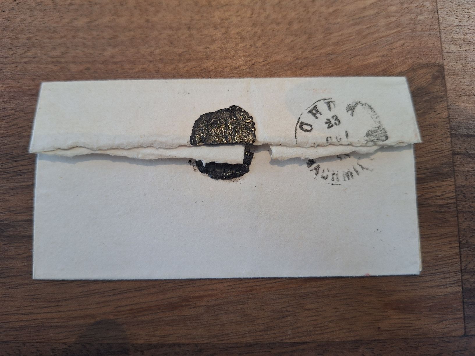 Tutti i francobolli: Strubelbrief 23C.d PARPAN mit Attest  Kat. 110.- – Usato da Balgach venduto da SIMEON27 4