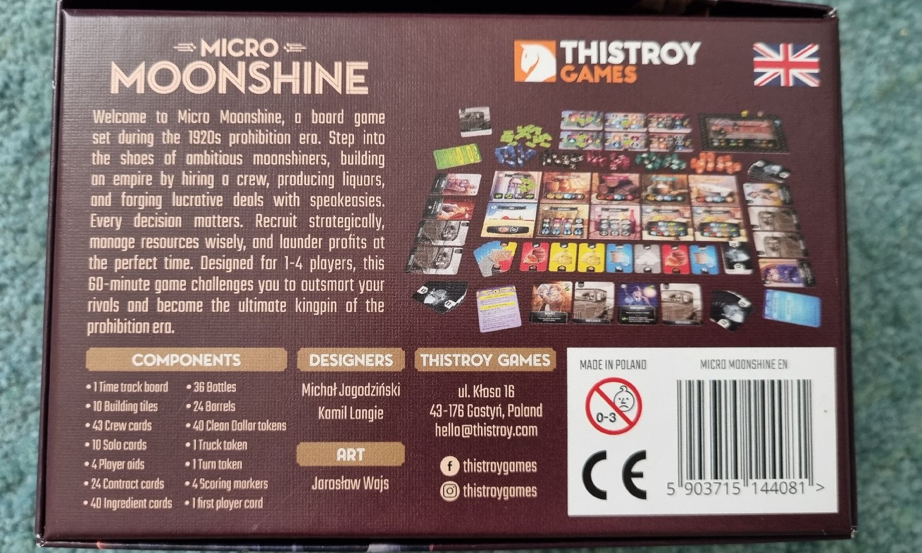 Spiele: Micro Moonshine mit Spielmatte (engl.). Neuwertig – Neu (gemäss Beschreibung) aus Brugg AG von jade16 1
