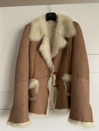 Lammfell mantel