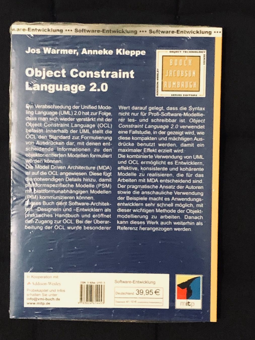 Libri: Object Constraint Language 2.0 - mitp - originalverpackt – Nuovo e nell'imballaggio originale da Niederhasli venduto da thozam 1
