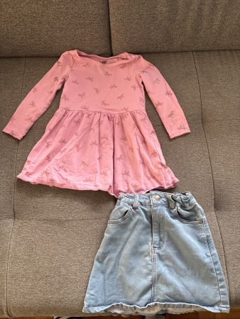 🌸Kleid und Rock 98-104