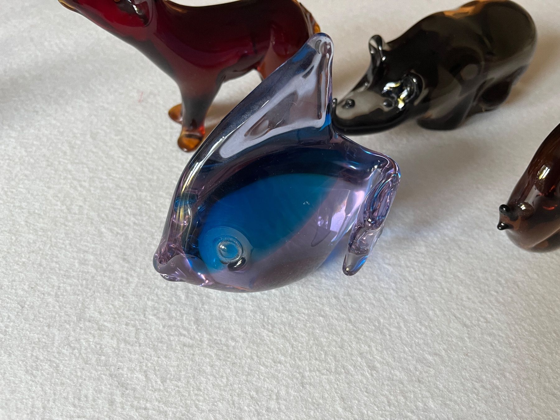 Statuette: 4 Glas-Tiere, Vollglas – Usato da Hettlingen venduto da Kaeptnpum 1