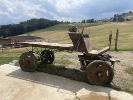 Pferdekutsche mit Ladefläche Holz Metall gebraucht