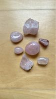 Lot de 7 pierres Quartz Rose naturelles