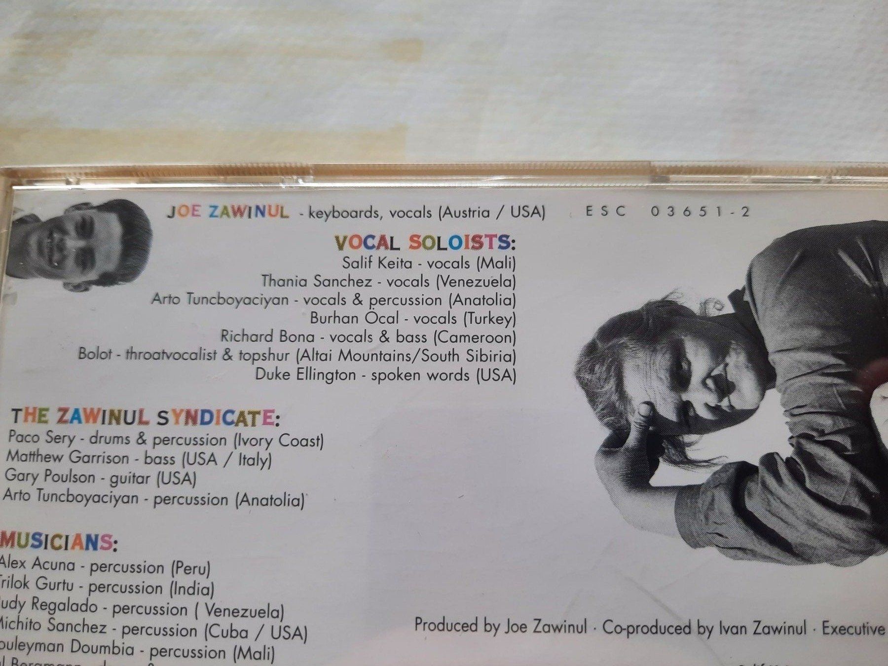 CD: CD Joe Zawinul - my people – Usato da Pully venduto da bro_n52j 3