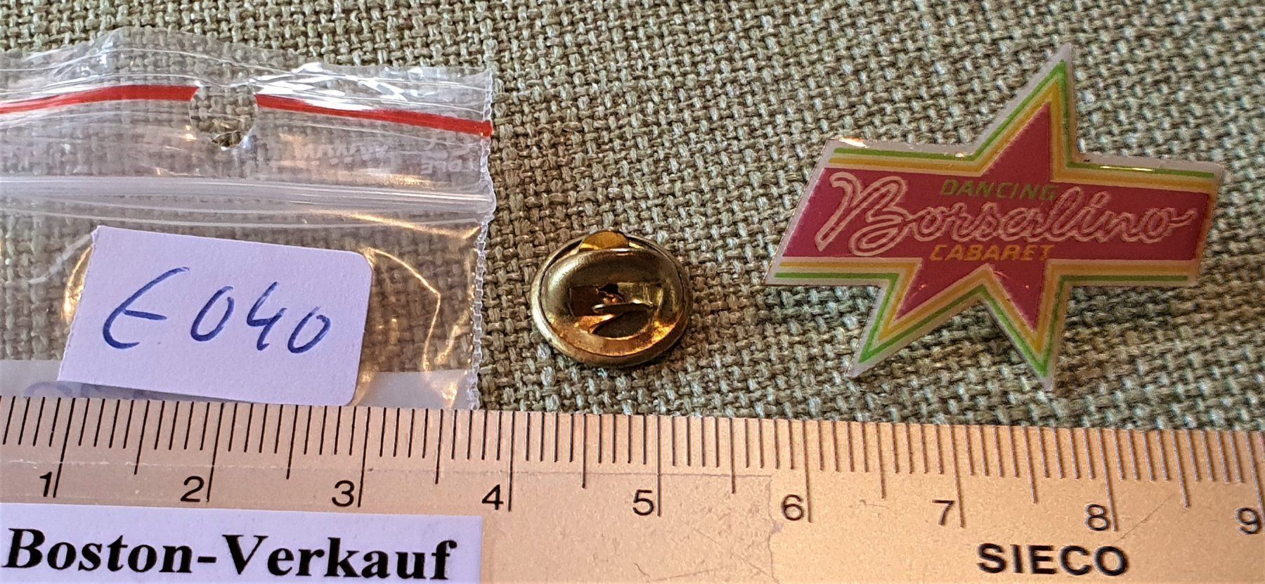 PC: E040 - Pin Dancing Cabaret Borsalino – Usato da Reinach BL venduto da Boston-Verkauf 2