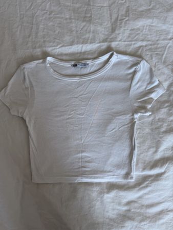 ZARA cropped shirt 