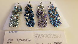Swarovski 2088 Crystal No-Hotfix 16ss 4Farben 144St.