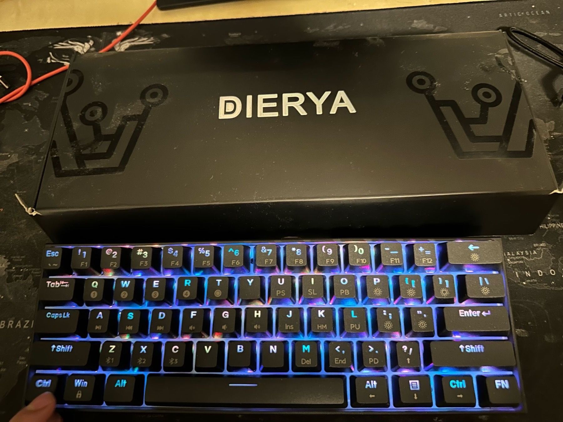 Tastaturen: keyboard mini gaming wireless dierya – Gebraucht aus Bergheim von