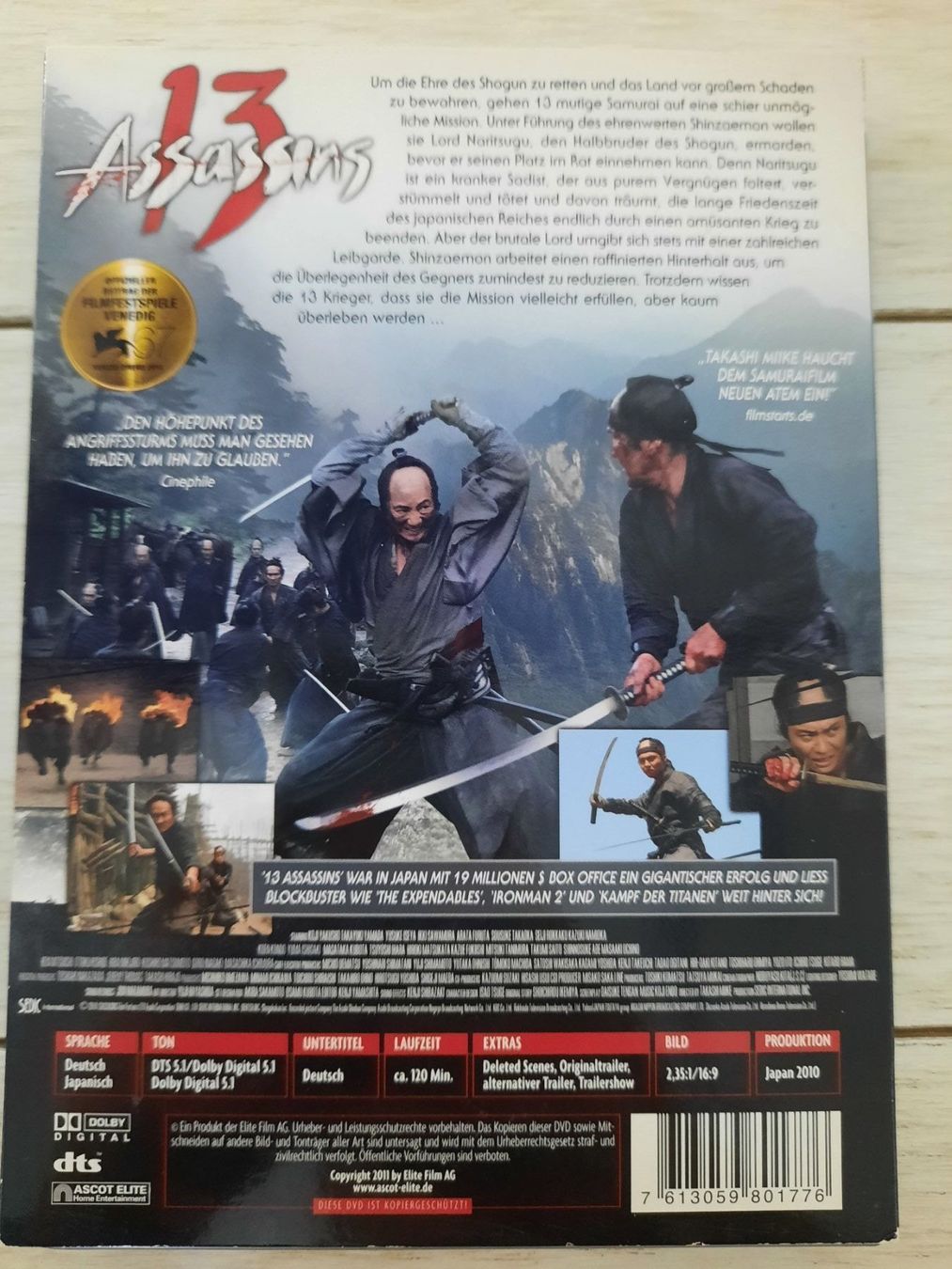 Tutti i DVDs: DVD: 13 Assassins – Usato da Eiken venduto da Lashar 1