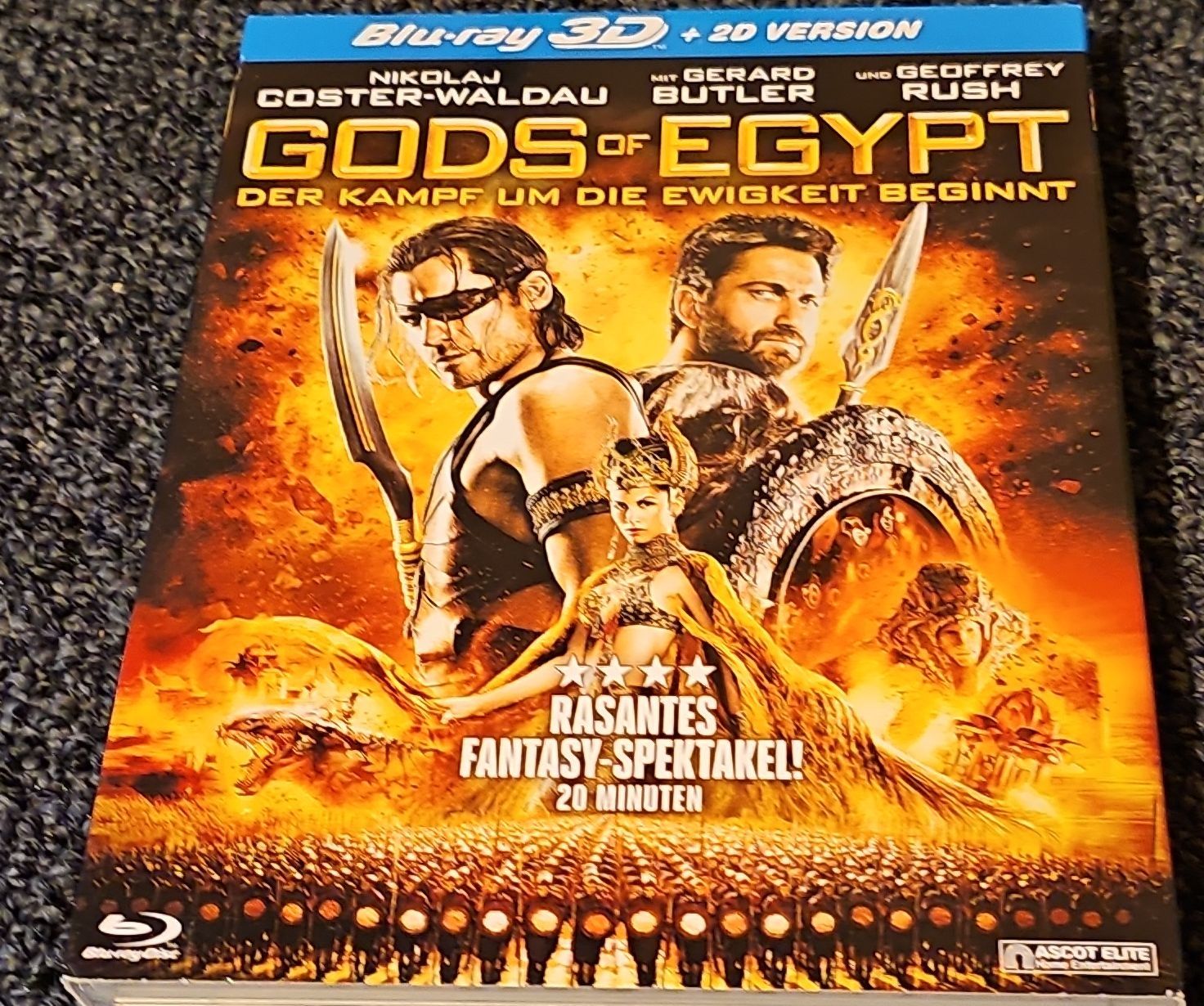 Alle DVDs: Gods of Egypt - Blu-Ray 3D+2D – Gebraucht aus Ruswil von jan_bxl5