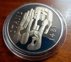 Schweizer Gedenkmünze 5 Fr. 1981, Bruder Klaus