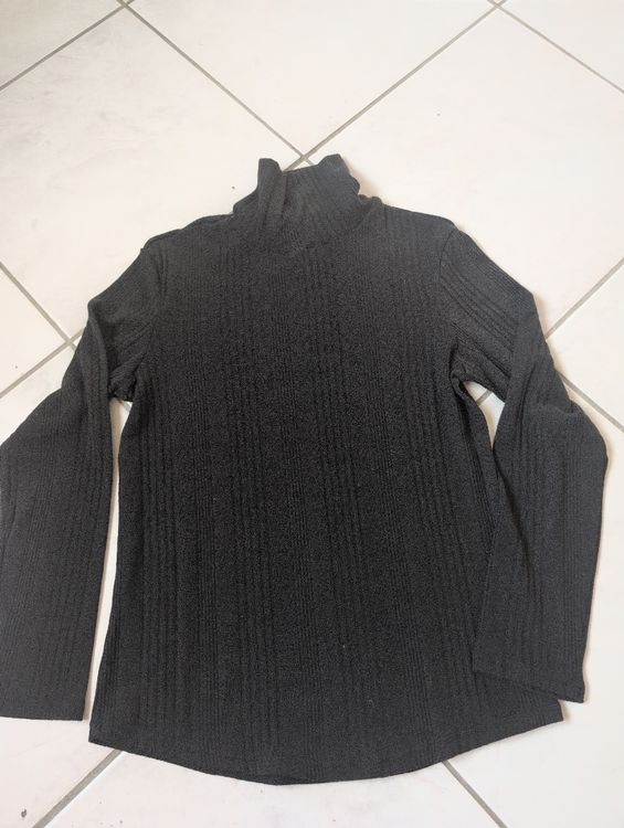 Pull à col roulé SHEIN noir, taille M en bon état (D'occasion) à