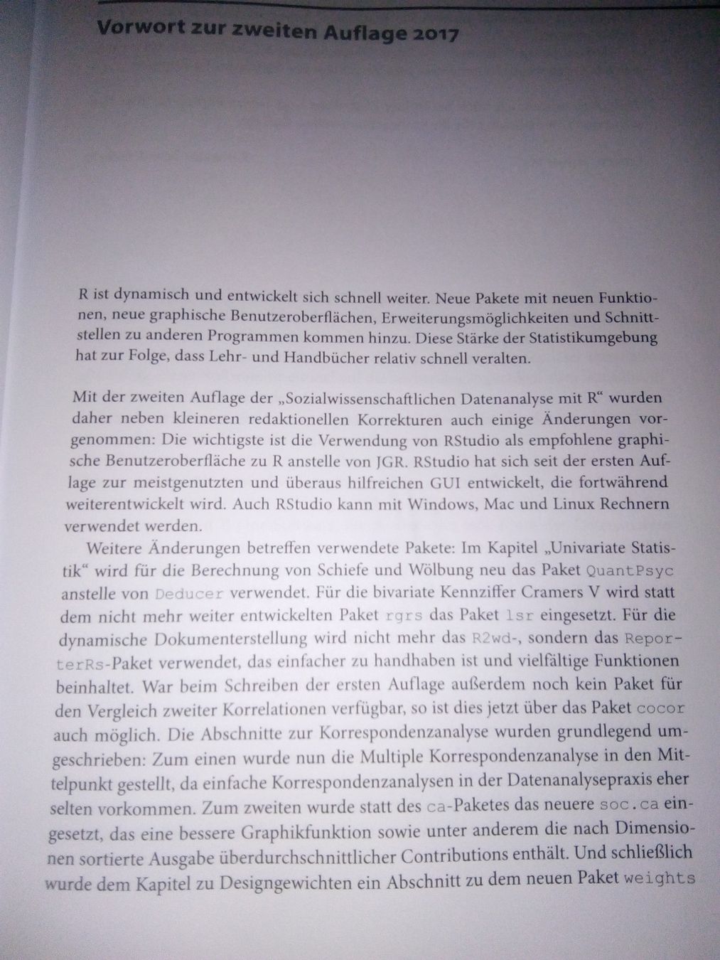 Libri: Sozialwissenschaftliche Datenanalyse mit R - Eine Einführung – Usato da St. Gallen venduto da elk2021 3