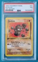 Pokemon Fossil Geodude 1999 1ST Edition PSA 7