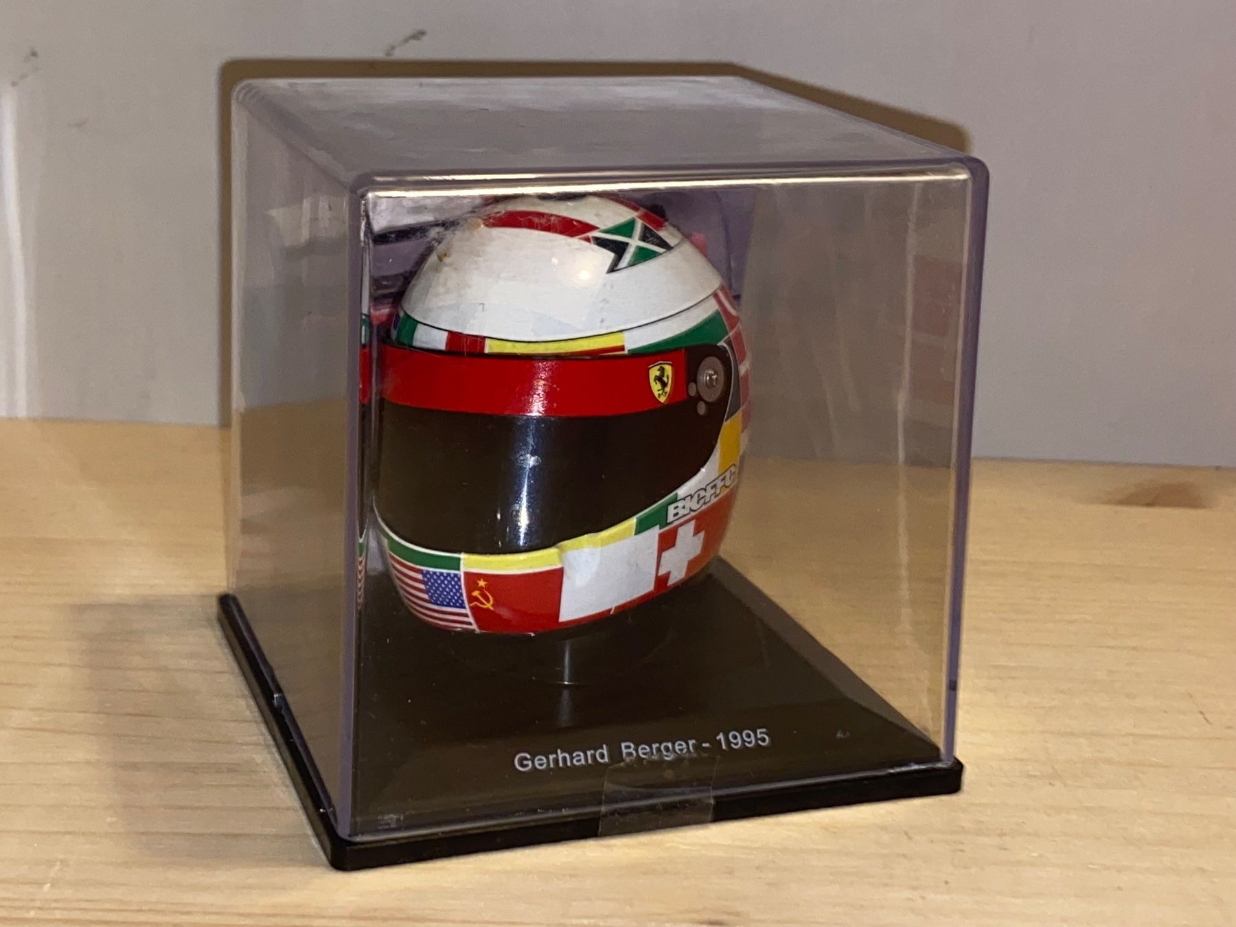 Ferrari Modellautos: Ferrari Helm 1/5 Gerhard Berger 1995 – Neu (gemäss Beschreibung) aus Wohlen AG von PrivatSammlung