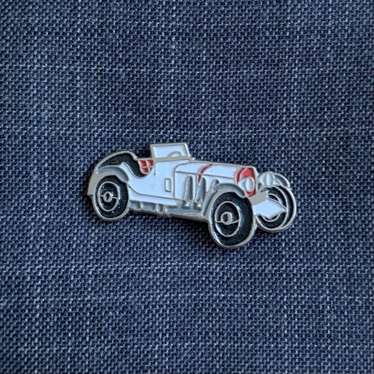 Vintage Auto Pin – Rennwagen – Silber – Sammler (Neu (gemäss ...