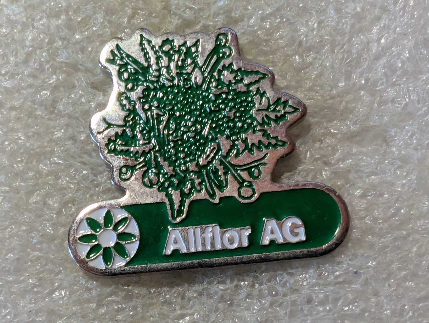 Placchette & Badge: Anstecknadel 185: Allflor AG – Usato da Oppligen venduto da Pin-Fall-Shop