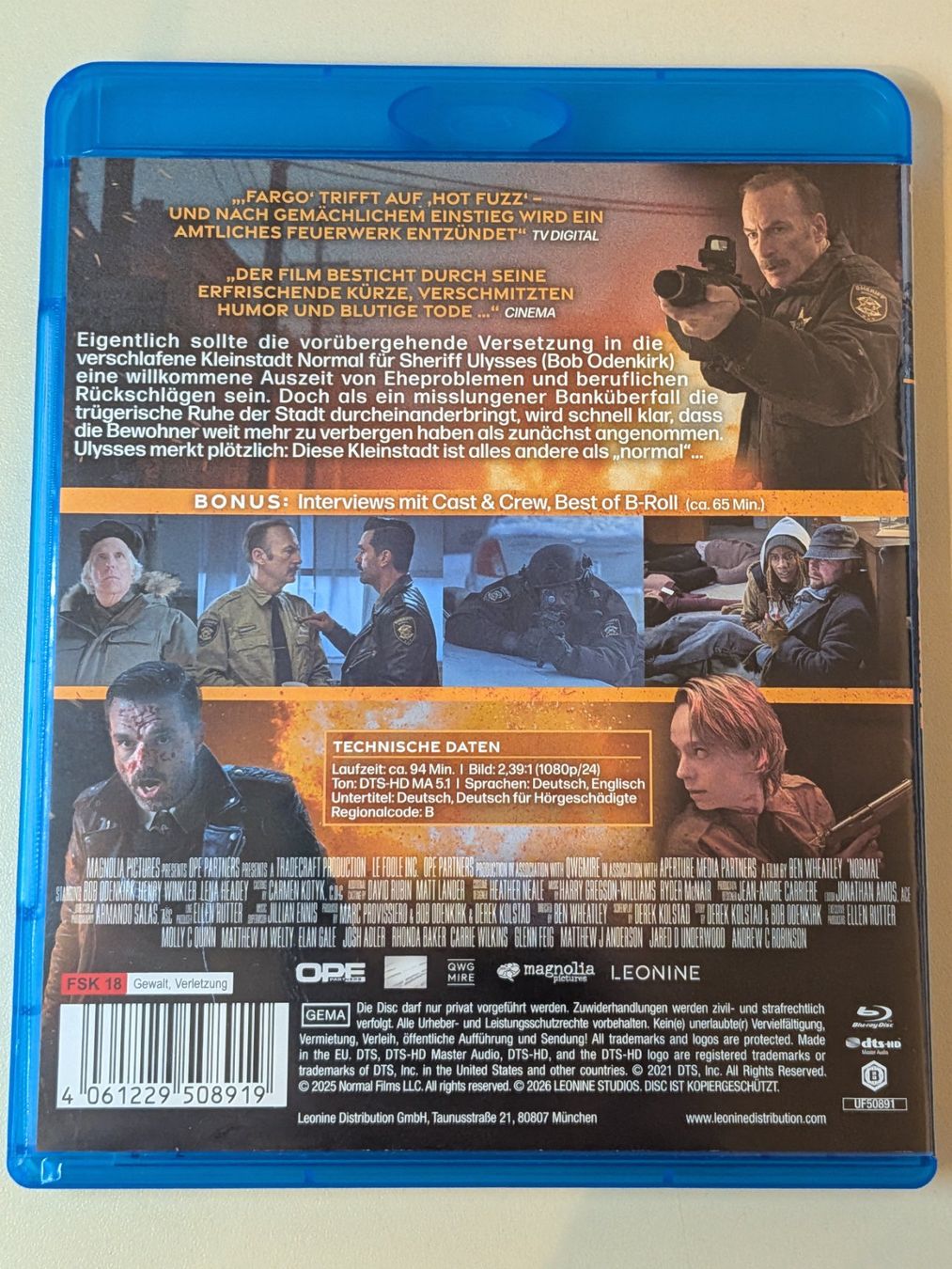 Tutti i DVDs: "Normal" mit Bob Odenkirk [Blu-ray] – Usato da Port venduto da gecotom 1