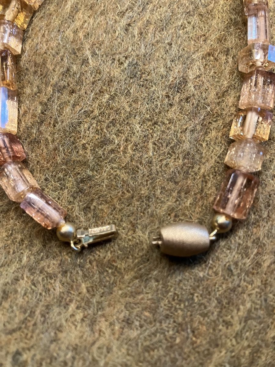 Pietre preziose: Edeltopas- Collier – Usato da Zuchwil venduto da Sterne03 4
