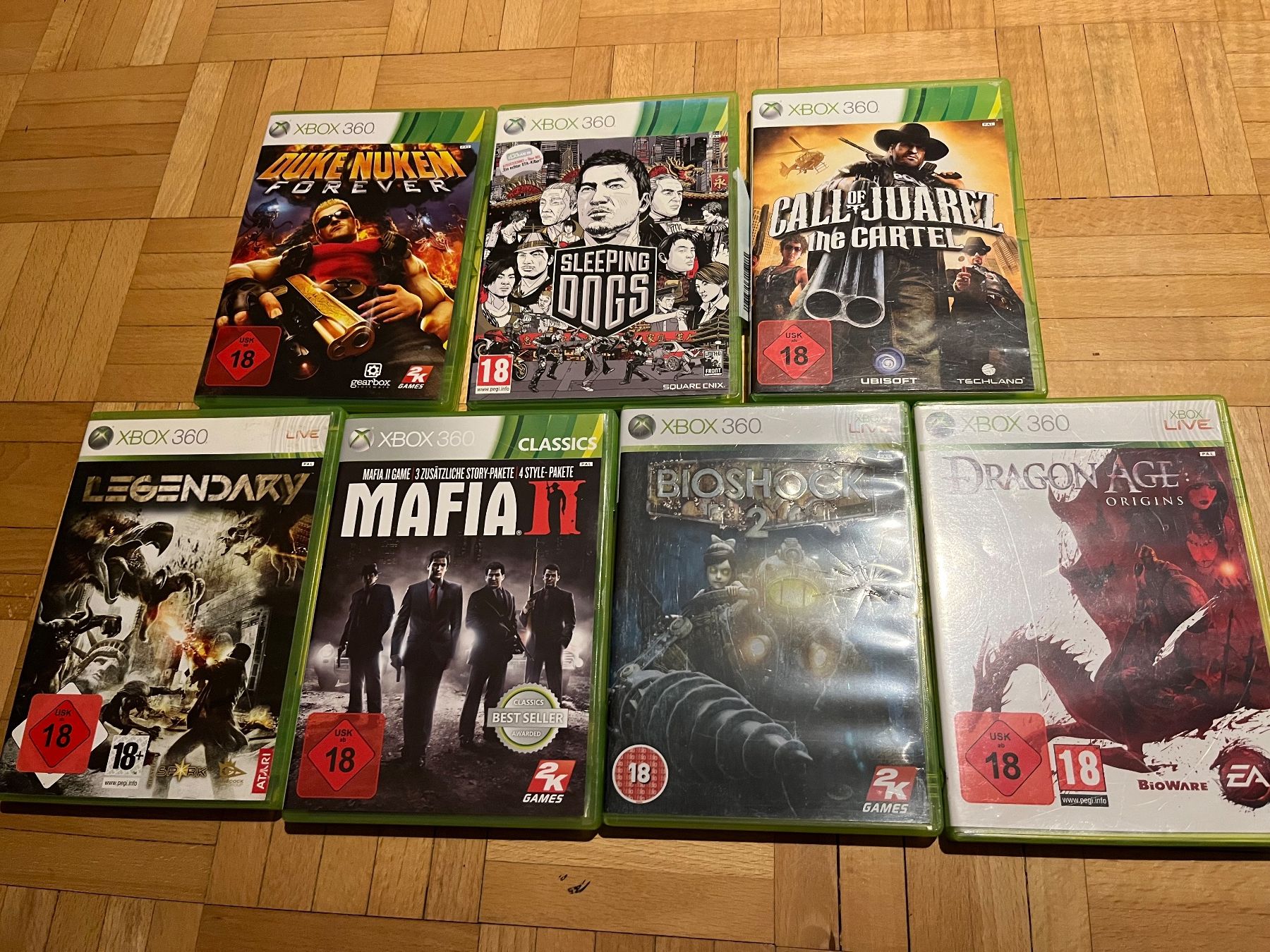 Spiele: Xbox 360 Sammlung (7 Spiele) – Gebraucht aus Basel von Ruemli17
