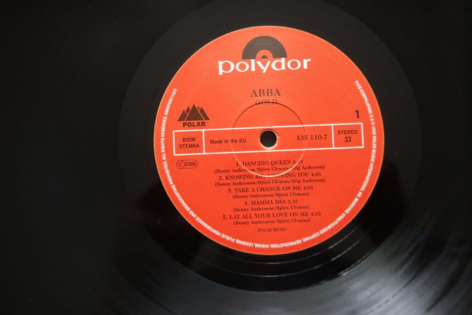 Dischi in vinile: ABBA - GOLD - GREATEST HITS -  2x VINYL LP – Usato da Basel venduto da Patiscat 3