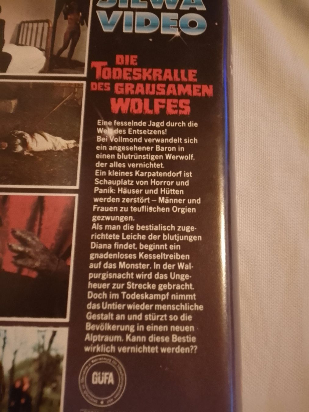 Alle VHS: Die Todeskralle des grausamen Wolfes(ESP/MEX 1973) SILWA VHS – Gebraucht aus Remetschwil von Hofiii 1