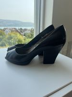 Pura López Peeptoes – Schwarz, Gr. 39