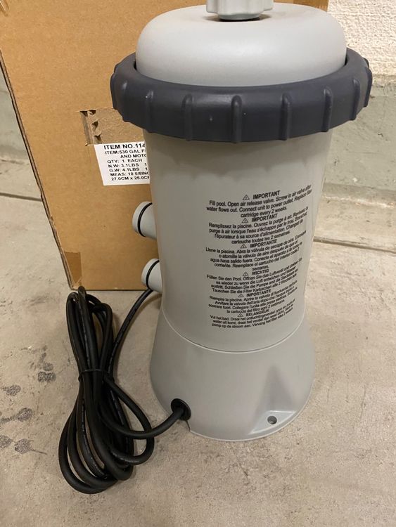 Intex 11468 Filterpump / Filteranlage Neu Originalverpackt (Neu und ...