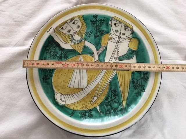 Teller: KUNSTKERAMIK LUZERN  PLATTE  - 29 CM – Gebraucht aus Honau von sainj 2