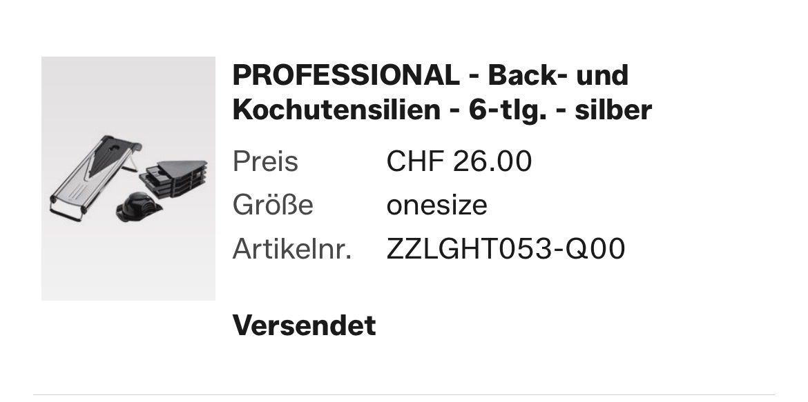 Elettrodomestici da cucina: Profi Gemüseschneider / Hobel Set neuwertig – Usato da Laupersdorf venduto da Cloludi 2