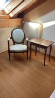 Fauteuil style Louis XVI en bois massif – excellent état