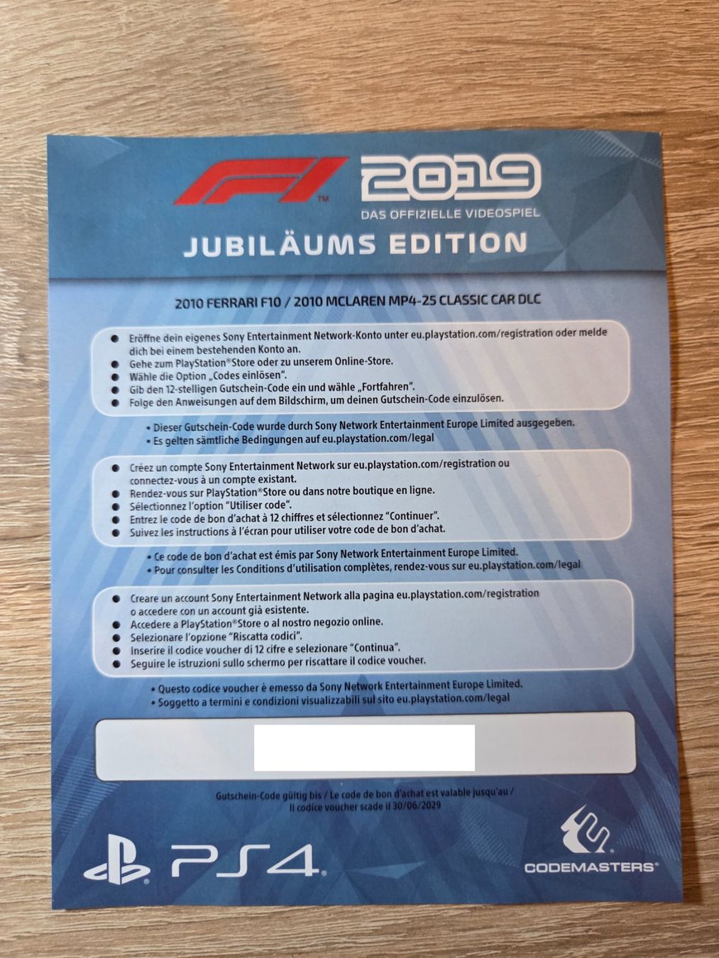 Giochi: F1 2019 - Jubilaums Edition (Multilanguage) - PS4 – Usato da Carouge GE venduto da Gasco 3
