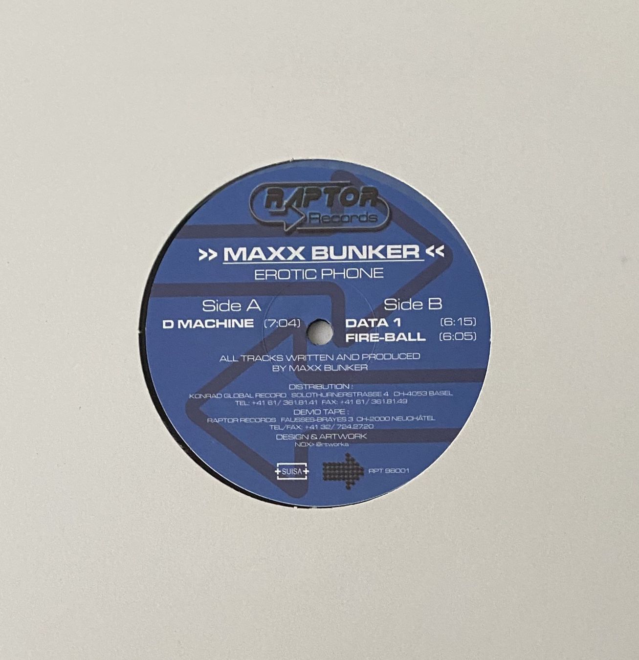 Dischi in vinile: Maxx Bunker, Erotic Phone (Techno) – Usato da Flums venduto da Empe1 2