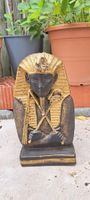 Statuette Pharaon Fonja Switzerland en poudre de marbre 