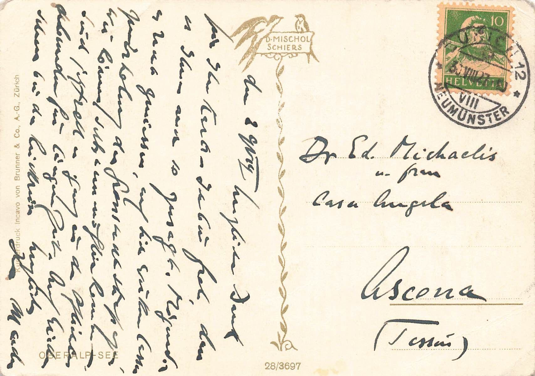 Cartes postales: Oberalp See G – D'occasion à Biasca par Blenio71 1