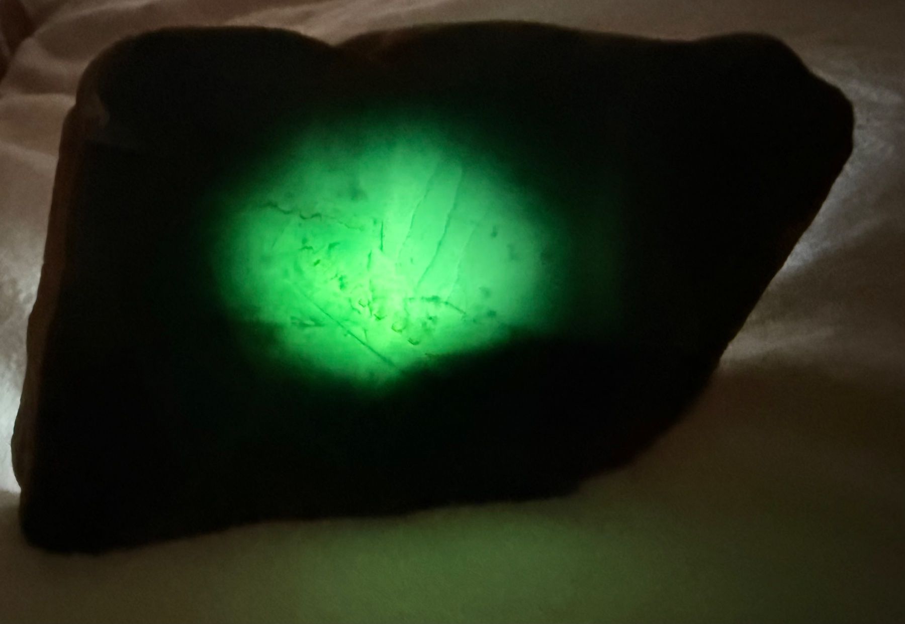 Mineralien & Heilsteine: Jadeite Natural  seltener – Neu (gemäss Beschreibung) aus Oberhof von RealStone