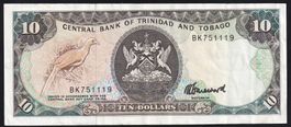 Trinidad und Tobago 10 Dollars 1985