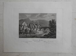 Dorneck. Aquatinta von ca 1850.