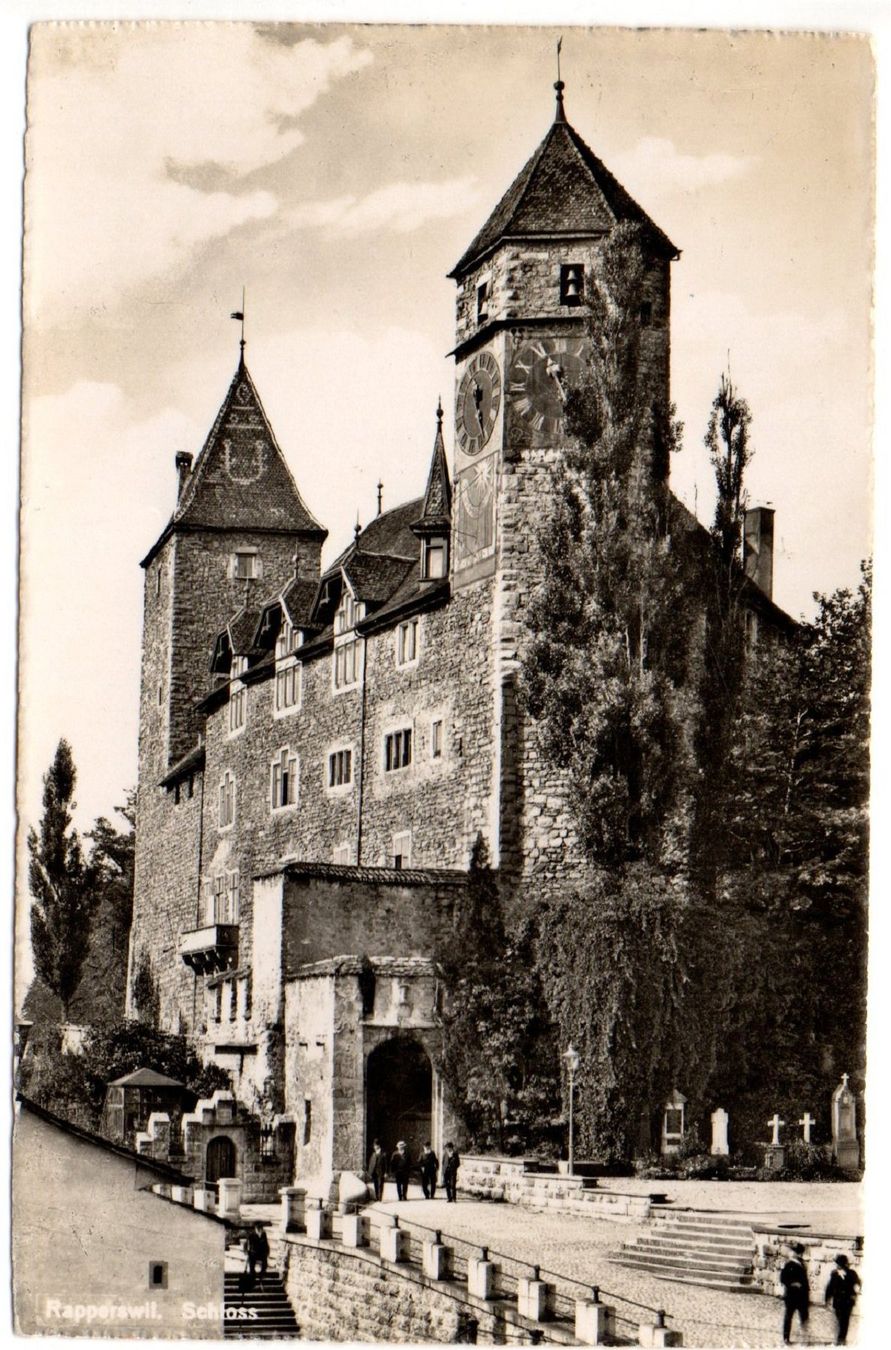 Ansichtskarten: RAPPERSWIL Schloss belebt – Neu (gemäss Beschreibung) aus Jona von philajona