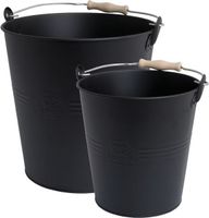 Bürstenhaus Redecker Eimer 2er Set 5+10 l schwarz