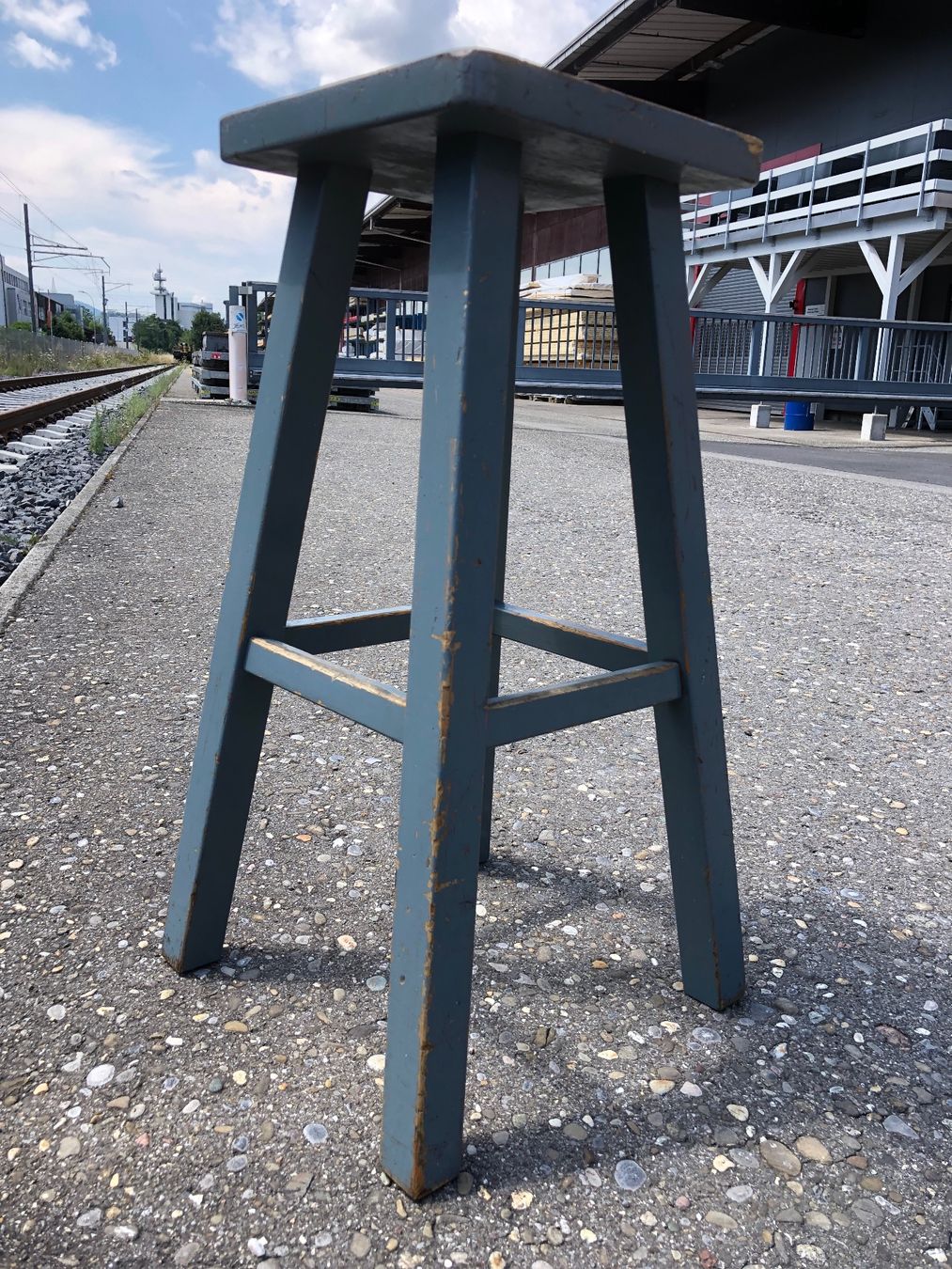Sgabelli: Werkstatt-Hocker Industrial Original – Usato da Laufenburg venduto da industrial-silence 3