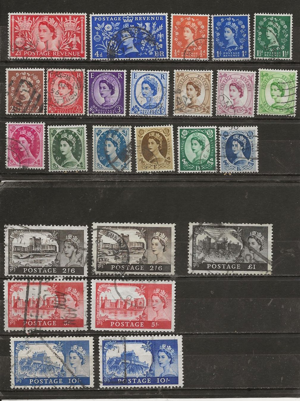 Tutti i francobolli: GB Lot 1953 ... – Usato da Sion venduto da PierreP01