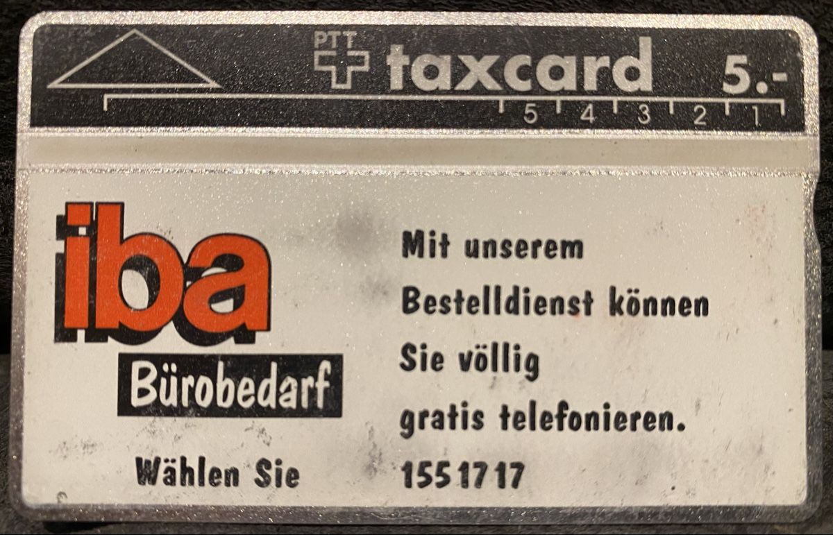 Telefon- & Taxkarten: P-taxcard 111E – Gebraucht aus Lausanne von babacard10