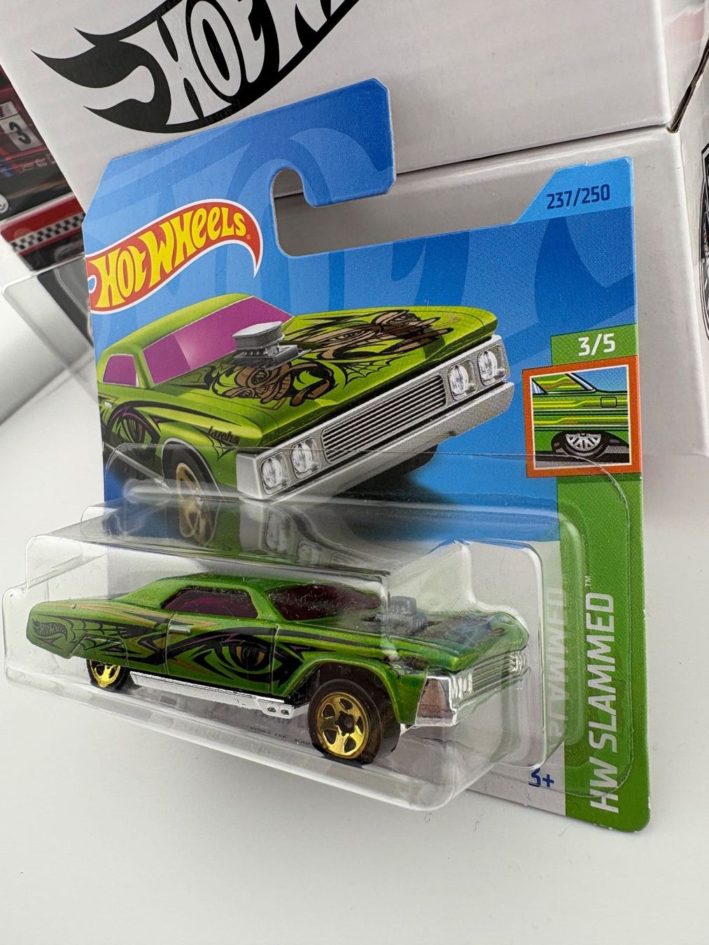 Hot Wheels Modellini d'auto: Hot Wheels Layin Lowrider HW Slammed - 2023 - 237/250 – Nuovo e nell'imballaggio originale da Flawil venduto da HeisseReifen 2